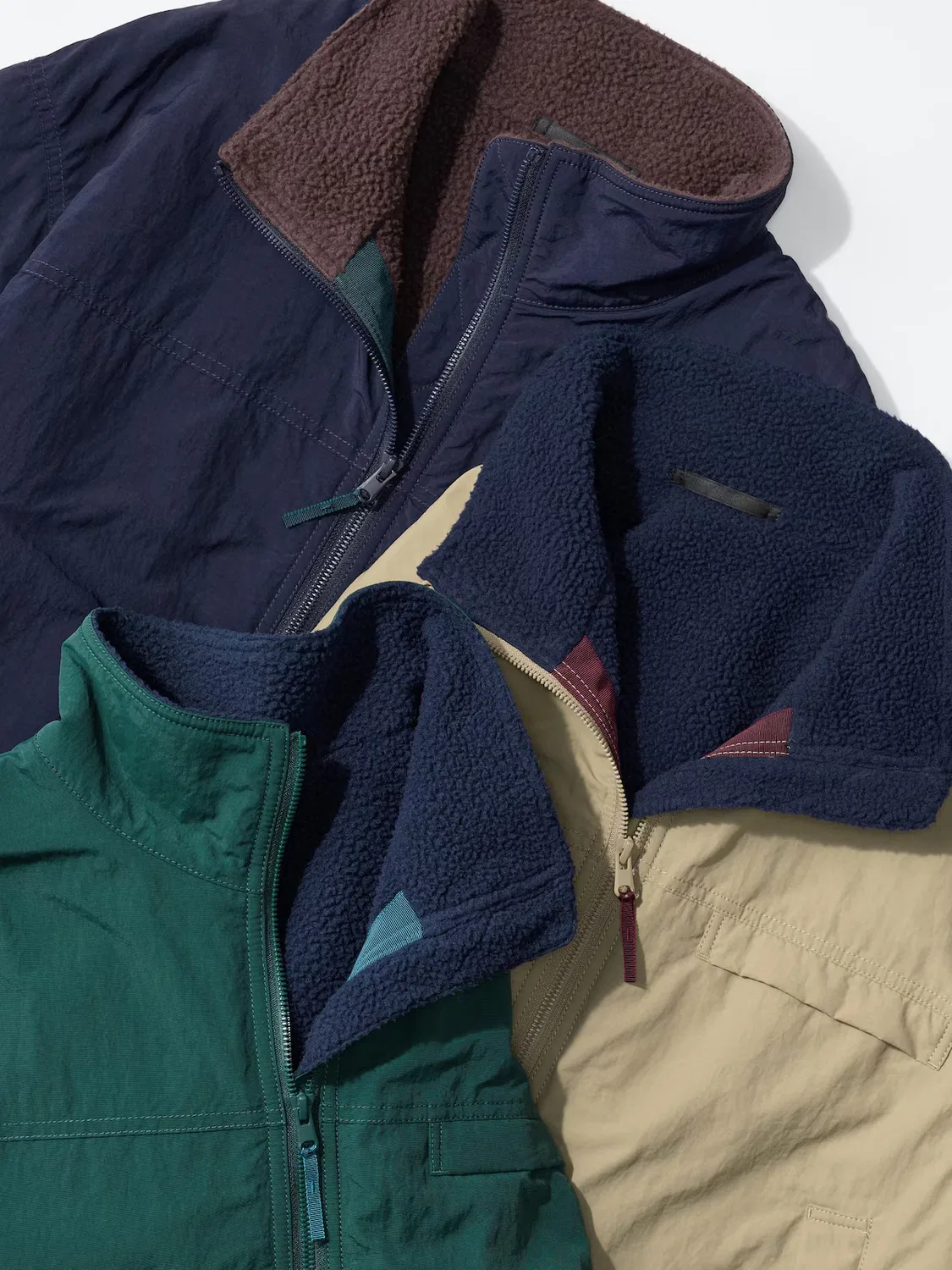 картинка Куртка Uniqlo с флисовой подкладкой, зеленый от магазина Одежда+