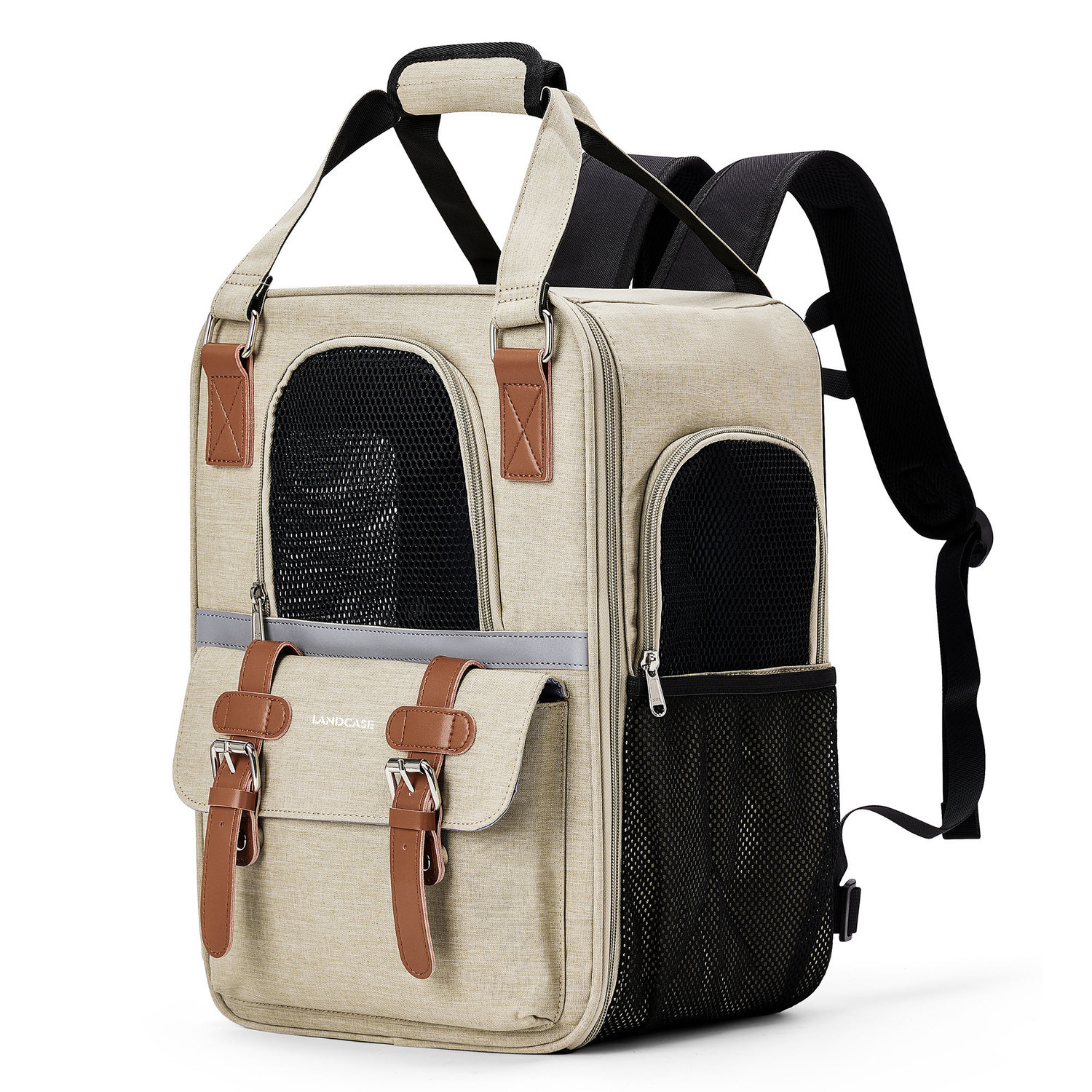картинка Рюкзаки-переноски для домашних животных LANDCASE, серый от магазина Одежда+