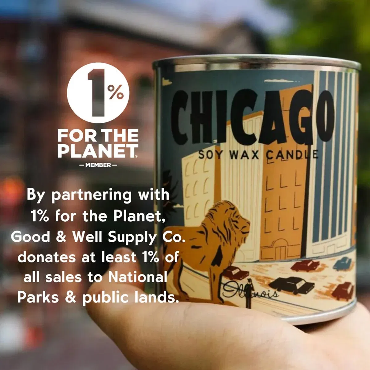 картинка Свеча ароматическая Chicago Good And Well Supply Co. от магазина Одежда+