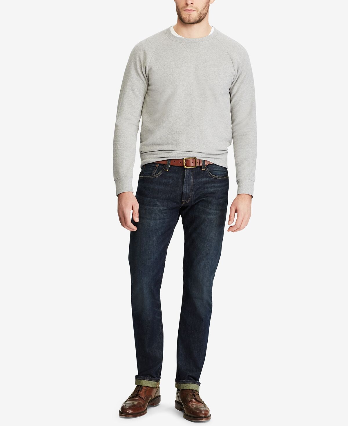картинка Мужские прямые джинсы hampton relaxed Polo Ralph Lauren, мульти от магазина Одежда+