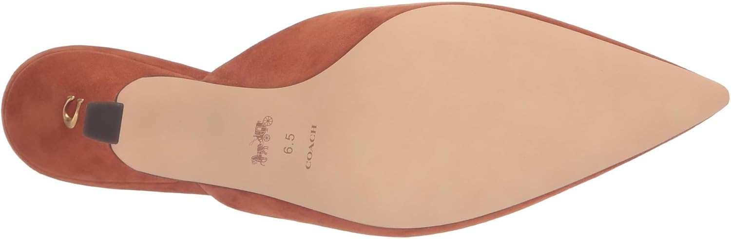 картинка Женские мюли Coach Renn из кожи, Burnished Amber от магазина Одежда+
