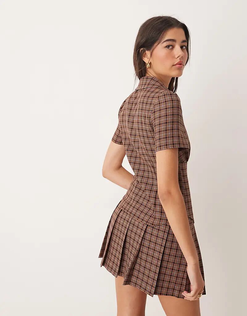 картинка Рубашка Miss Selfridge, сшитая на заказ, в клетку от магазина Одежда+