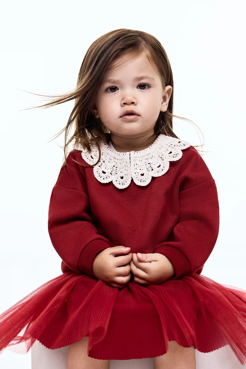 картинка Плиссированная юбка из тюля H&M, Rot от магазина Одежда+