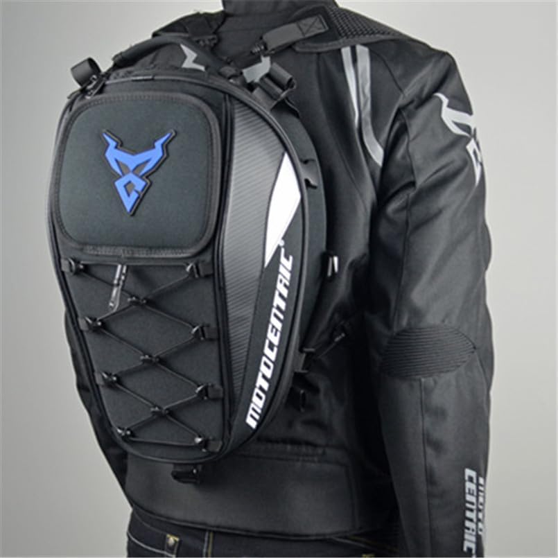 картинка Рюкзак Motocentric 25L-38L, черный/синий от магазина Одежда+