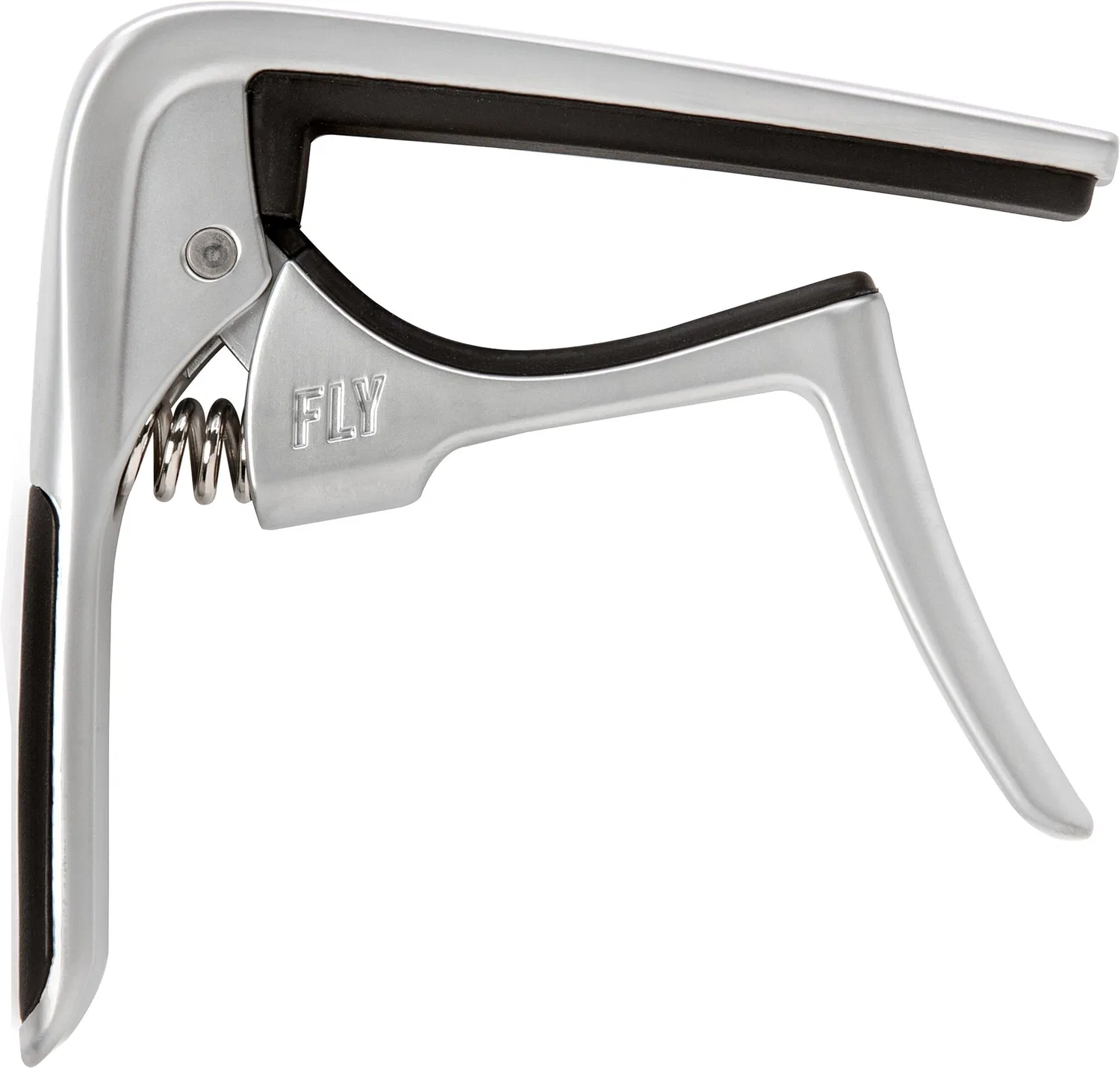 картинка Dunlop 63 Trigger Fly изогнутый каподастр, Satin Chrome от магазина Одежда+