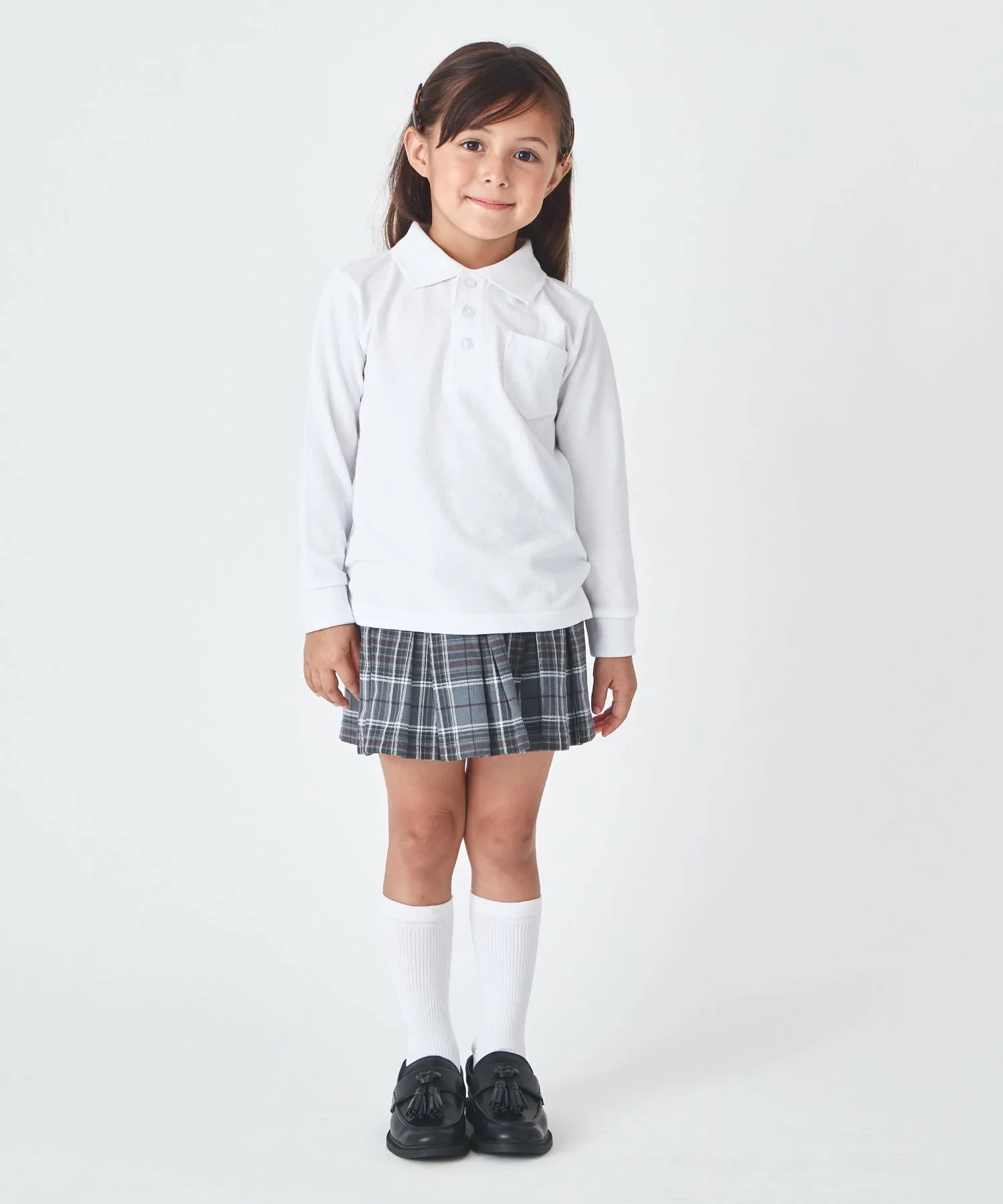 картинка Рубашка-поло с длинными рукавами Ever Closet, white от магазина Одежда+