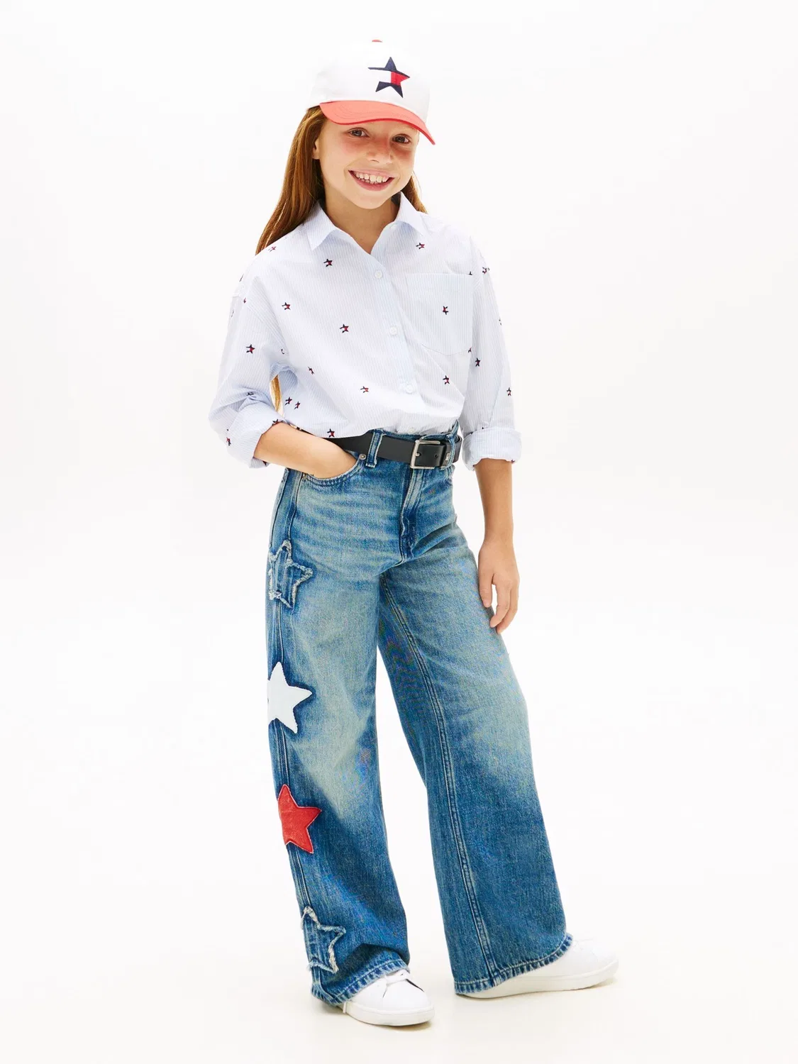 картинка Джинсы с высокой посадкой Mabel Star Tommy Hilfiger, синие от магазина Одежда+