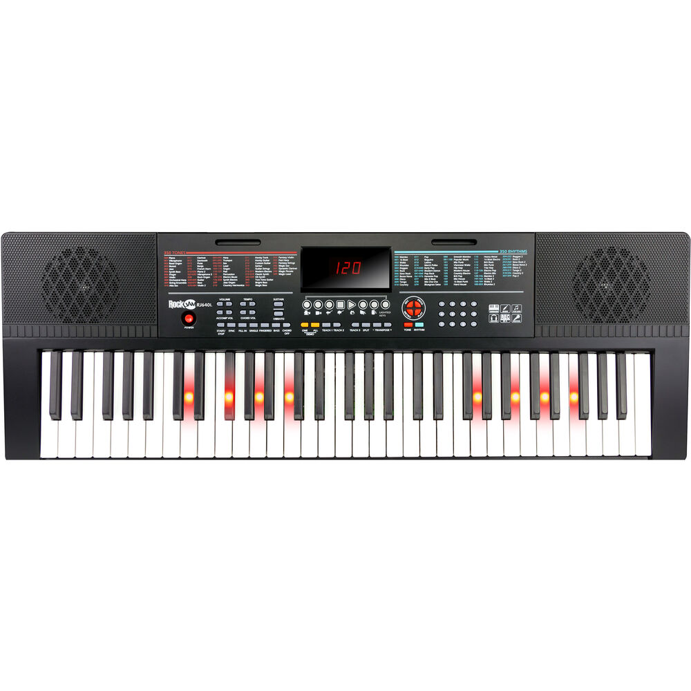 картинка RockJam RJ640L-XS 61-Key Keyboard RJ640L-XS от магазина Одежда+