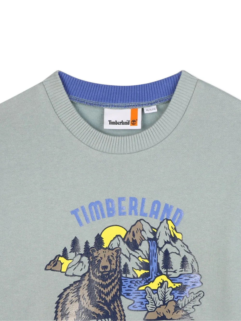 картинка Толстовка с принтом Timberland Kids, синий от магазина Одежда+
