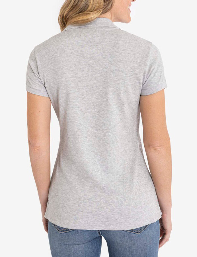 картинка Футболка-поло U.S. Polo Assn. Solid Interlock, светло-серый от магазина Одежда+
