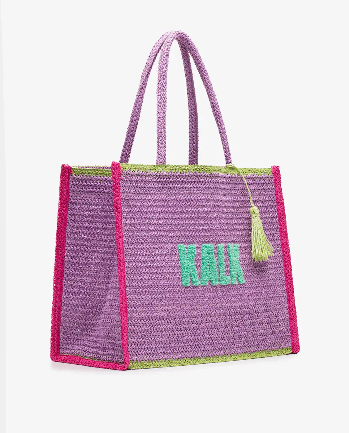 картинка Женская сумка для пляжа с бахромой Kalk, Morado от магазина Одежда+