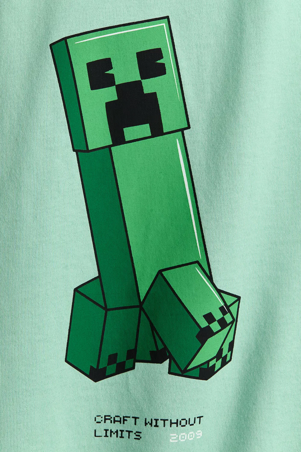 картинка Хлопковая майка с принтом H&M, Hellgrün/Minecraft от магазина Одежда+