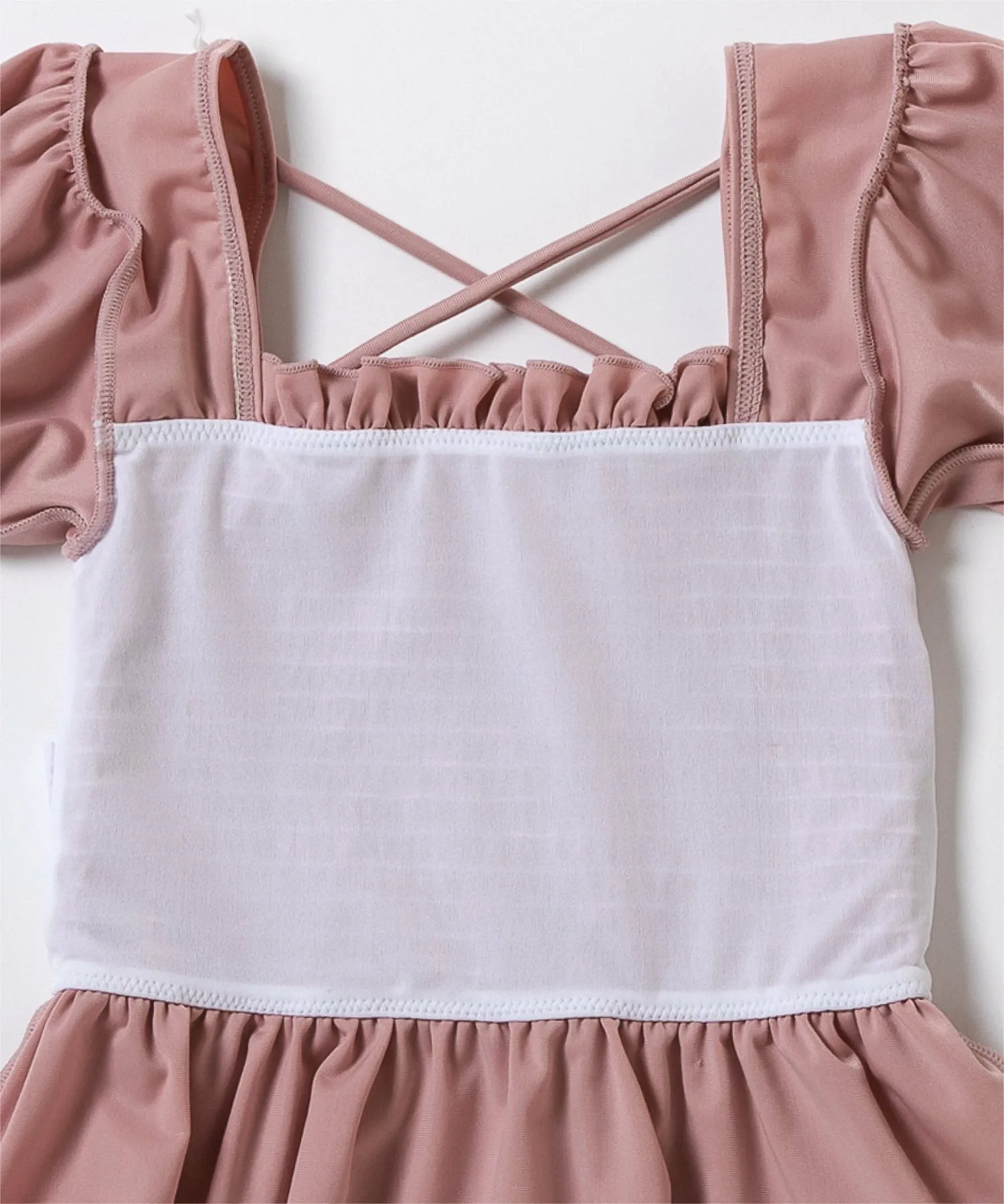 картинка Купальник с пышными рукавами (отдельный) Ever Closet, pink от магазина Одежда+