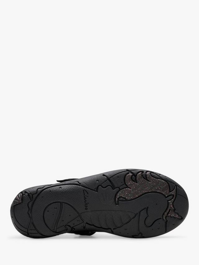картинка Школьные туфли Clarks Relda Gem, лакированные, черные от магазина Одежда+