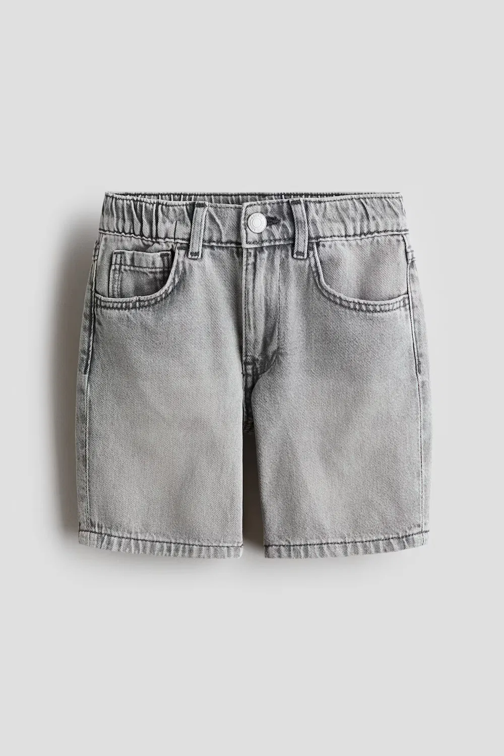 картинка Джинсовые шорты свободного кроя H&M, Denimgrau от магазина Одежда+