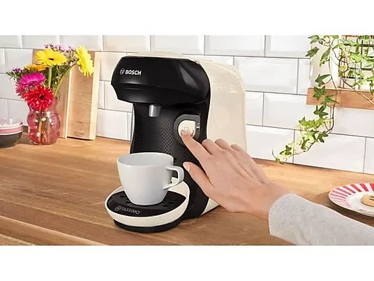 картинка Капсульная кофемашина Bosch Tassimo Happy TAS107E, бежевый/черный от магазина Одежда+