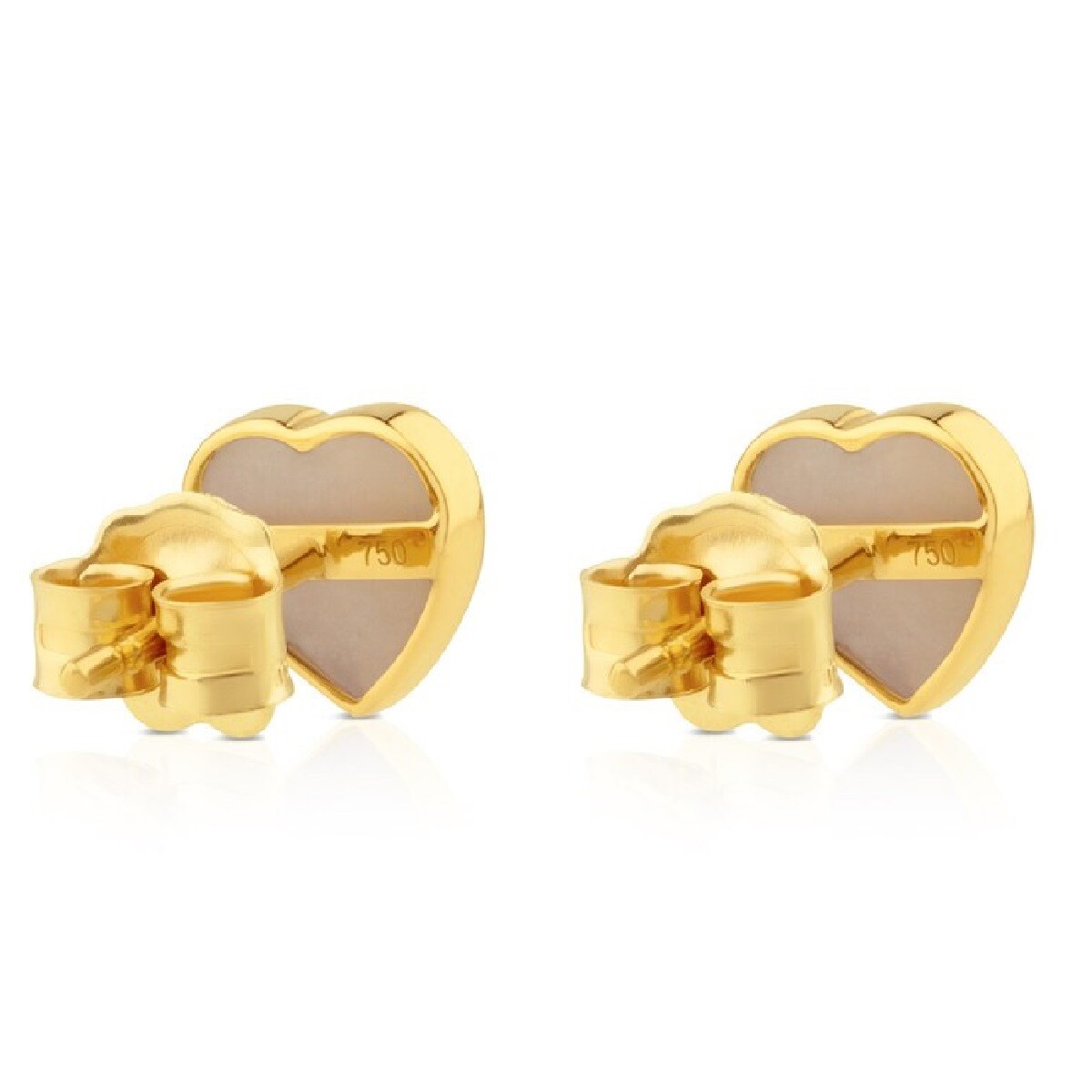 картинка Серьги Tous Xxs Heart Mother-of-pearl, золото/перламутр от магазина Одежда+