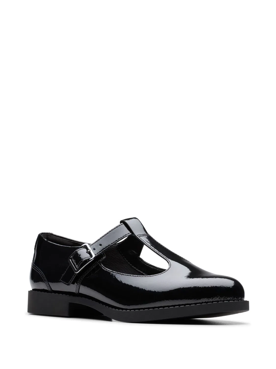 картинка Туфли Clarks Tapa Hope, Мэри Джейн, черный лакированный от магазина Одежда+