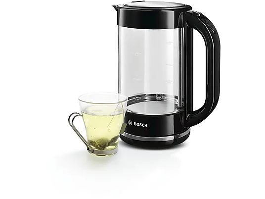 картинка Электрочайник Bosch TWK70B03, черный от магазина Одежда+