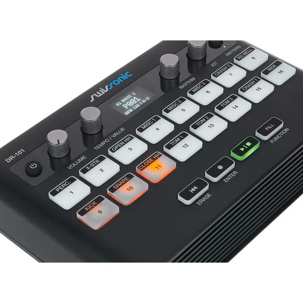 картинка Драм-машина Swissonic DR-101, black от магазина Одежда+