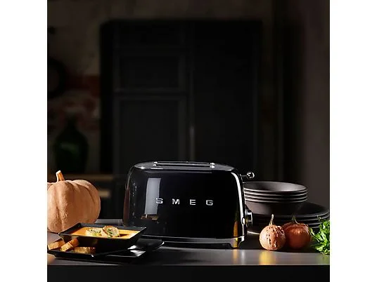 картинка Тостер Smeg TSF01, 50's Style, черный от магазина Одежда+