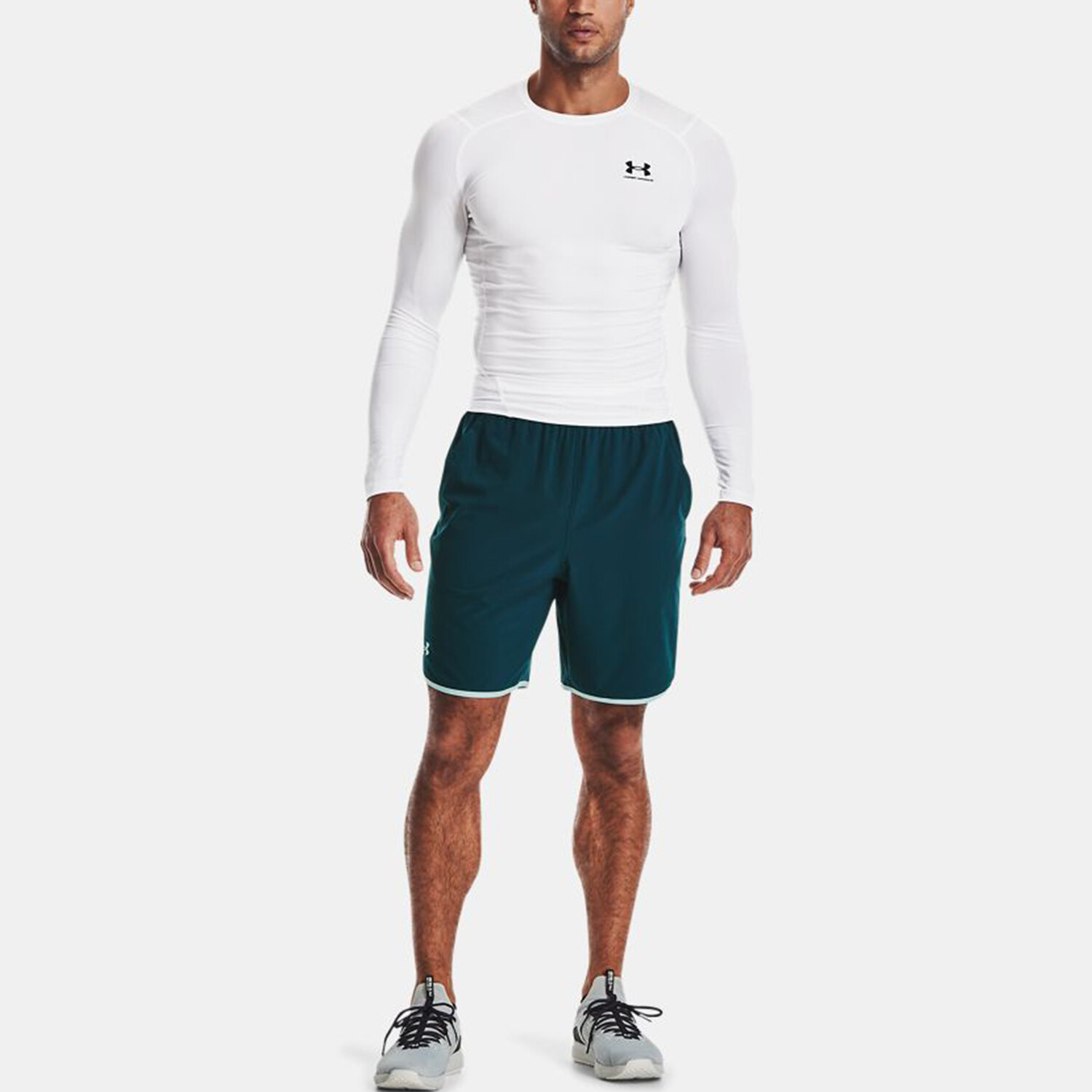 картинка Лонгслив Under Armour HeatGear Compression, белый от магазина Одежда+