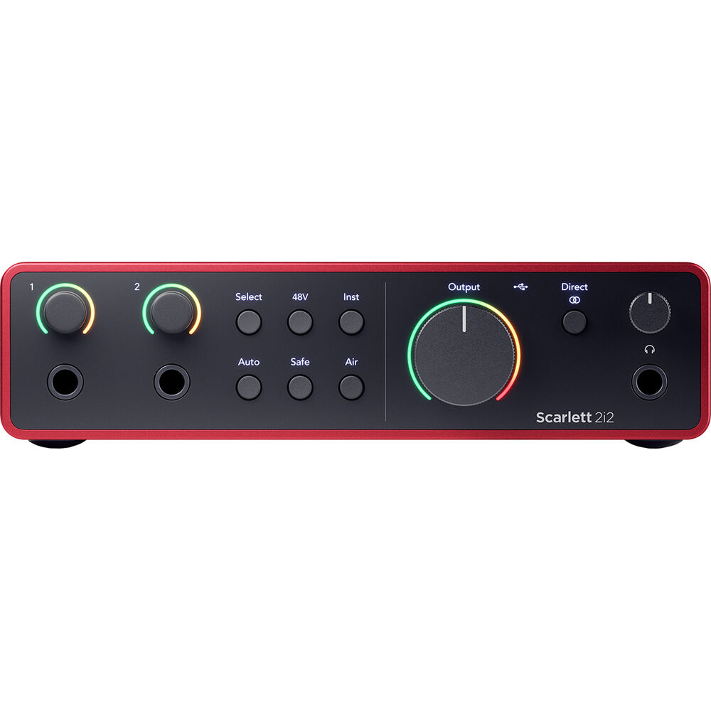 картинка Аудиоинтерфейс Focusrite Scarlett 2i2 USB-C (4-го поколения) от магазина Одежда+
