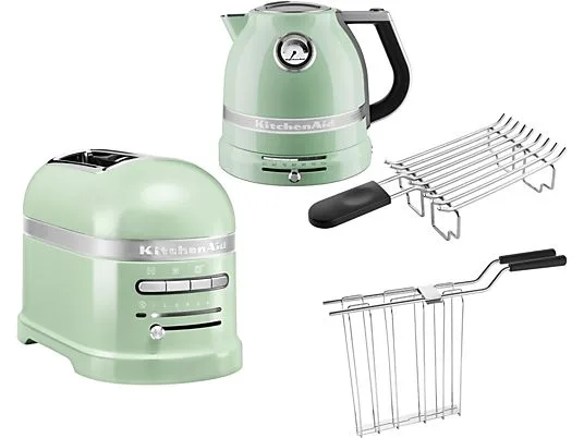 картинка Чайник KitchenAid 5KEK1522+ Тостер KitchenAid 5KMT2204, фисташковый от магазина Одежда+