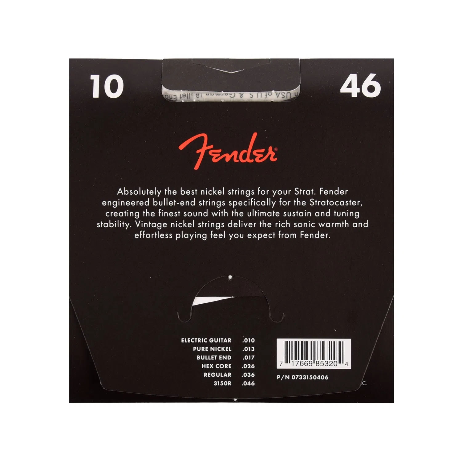 картинка Наконечник пули из чистого никеля 3150R 10-46 Fender от магазина Одежда+