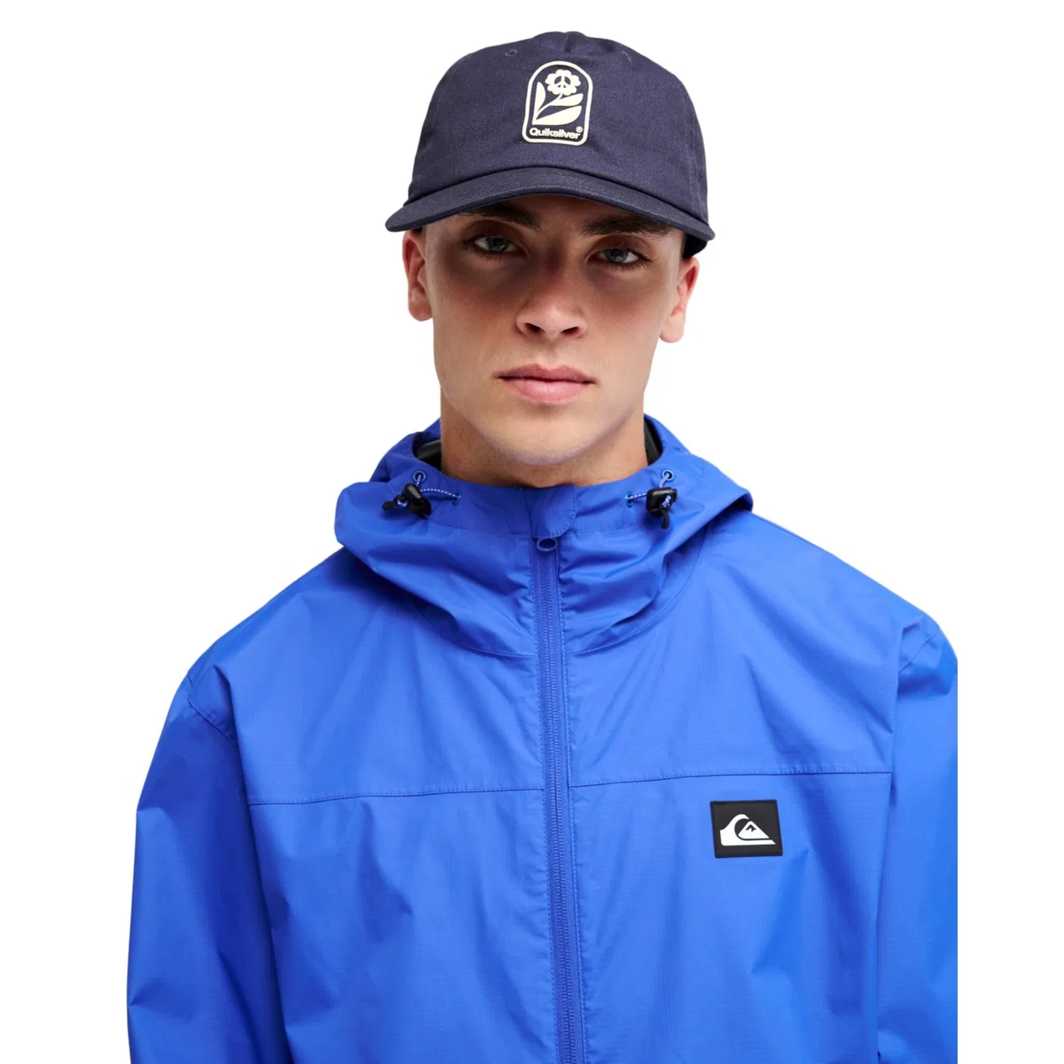 картинка Мужская дождевая куртка с технологией DryFlight Quiksilver, Dazzling Blue от магазина Одежда+
