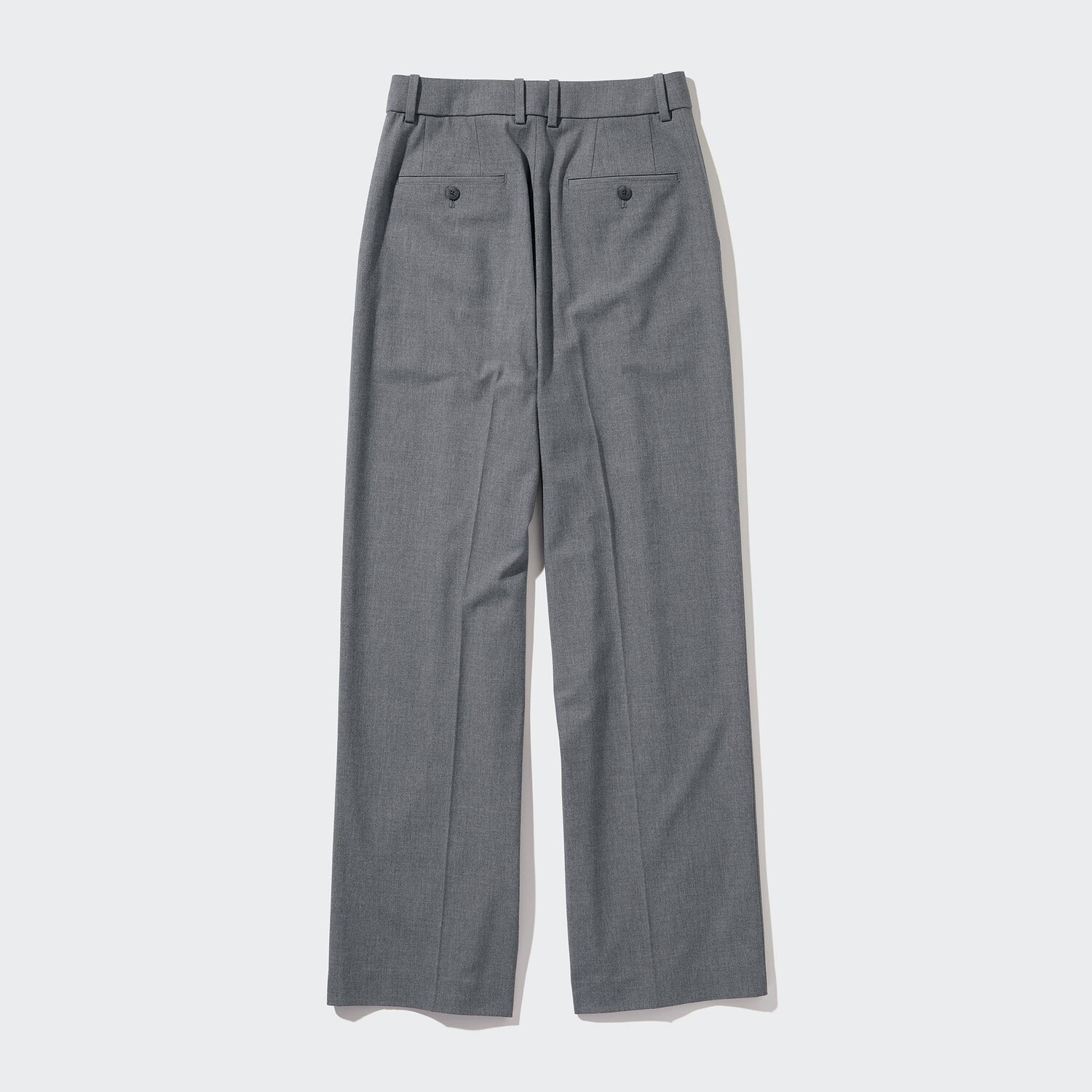 картинка Брюки Uniqlo Pleated Wide, 05 серый от магазина Одежда+