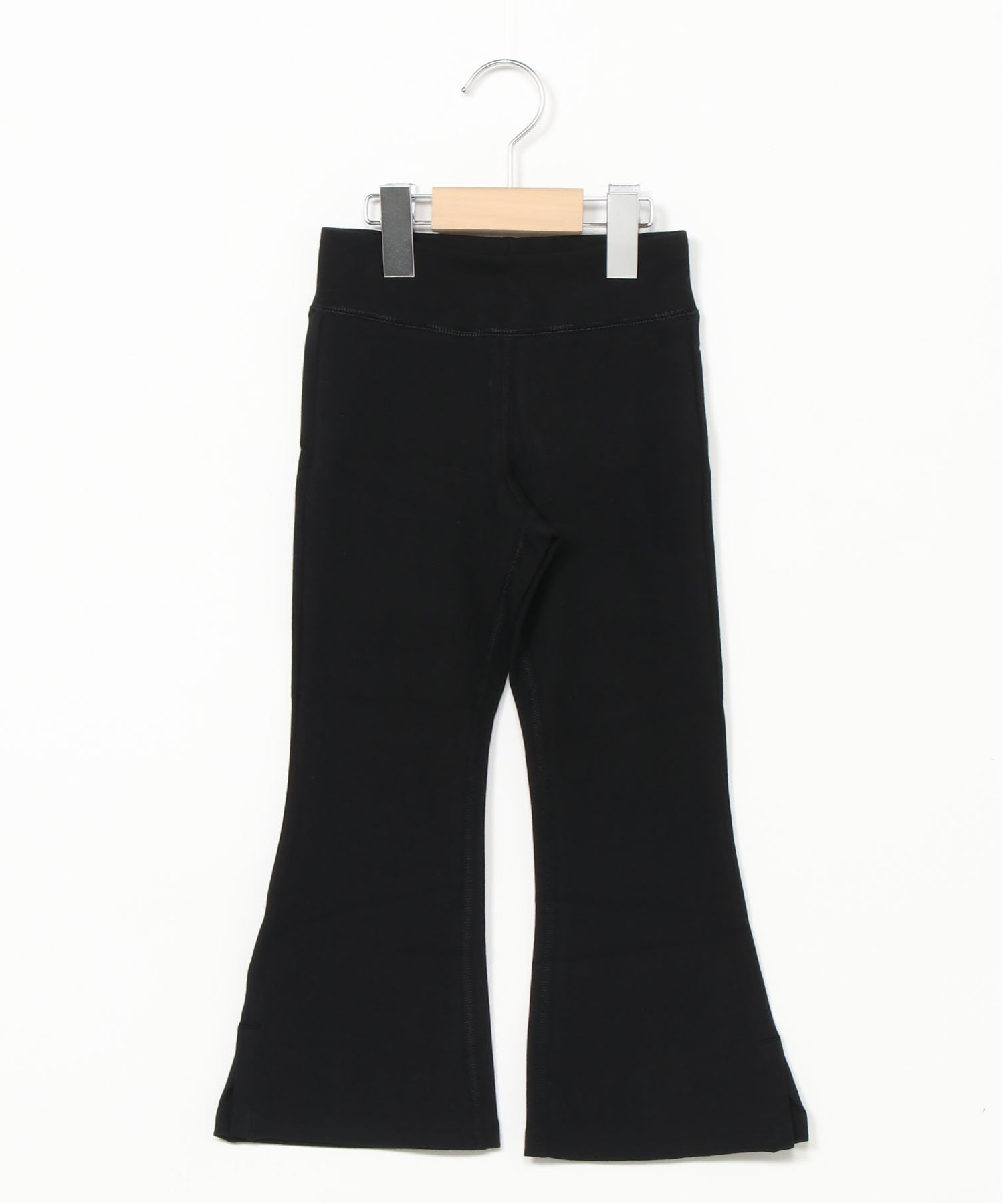 картинка (K) Эластичные трикотажные леггинсы-клеш (детские) GAP, TRUE_BLACK_V2 от магазина Одежда+