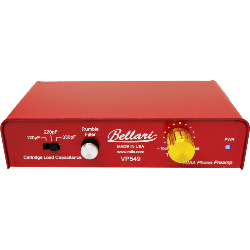 картинка Фоно-предусилитель Bellari Bellari VP549 Phono Preamp VP549 от магазина Одежда+