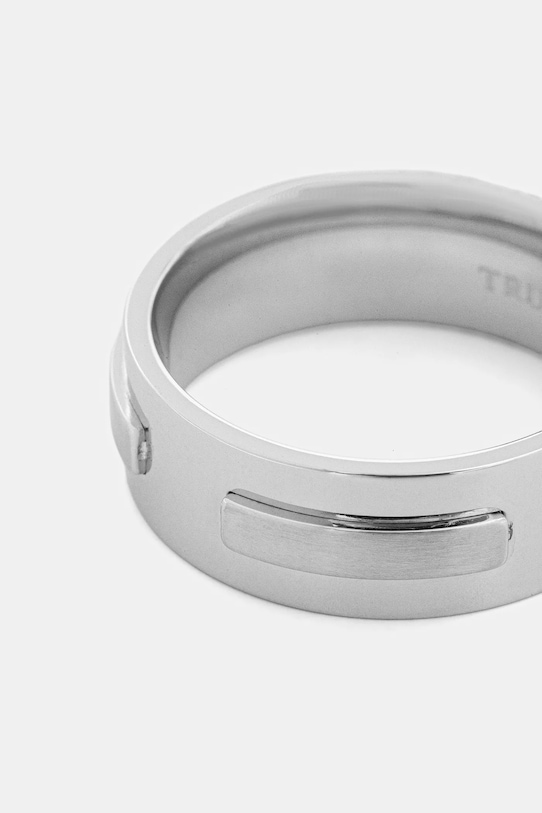 картинка Кольцо T-STEEL Trussardi, серебряный от магазина Одежда+