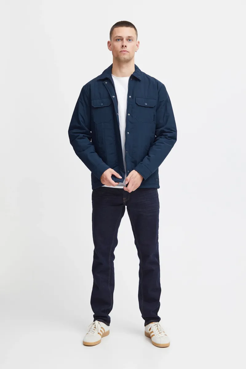 картинка Куртка-рубашка из смесового материала "BLEND BHJacket", цвет Dress Blues от магазина Одежда+
