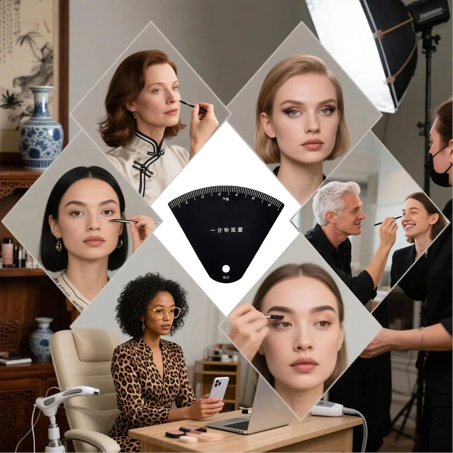 картинка Трафарет для бровей Brow Mapping Mxshc от магазина Одежда+