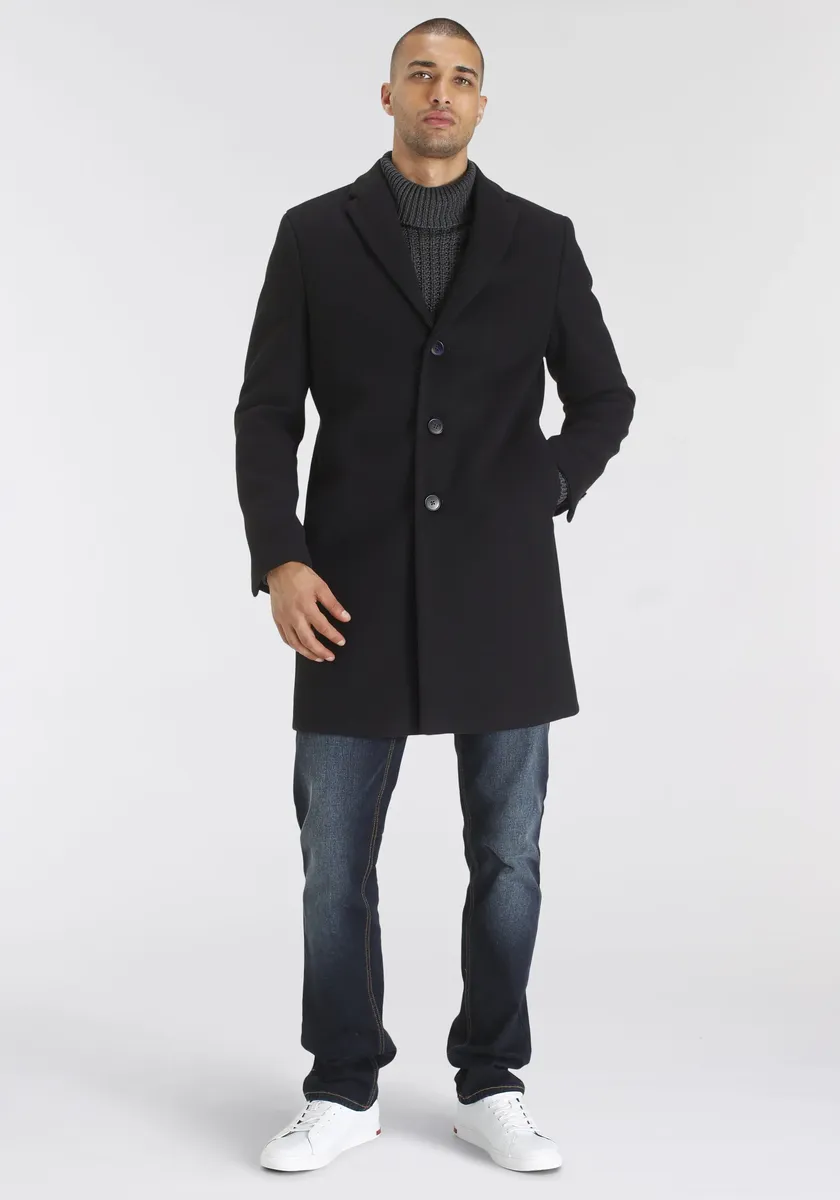 картинка Полупальто Bruno Banani "Flex-Coat", черный от магазина Одежда+