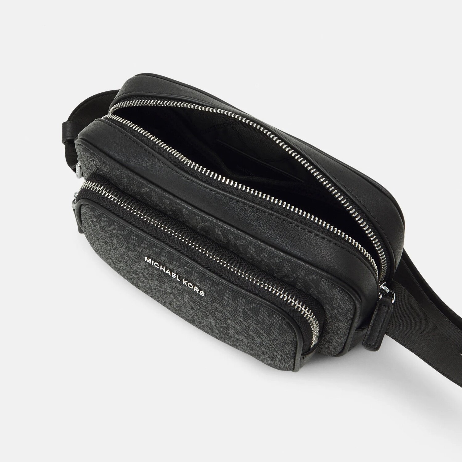 картинка Сумка Michael Kors Camera Bag Pouch унисекс, черный от магазина Одежда+