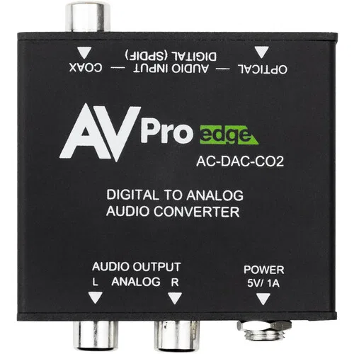 картинка Цифро-аналоговый аудиоконвертер AVPro Edge от магазина Одежда+