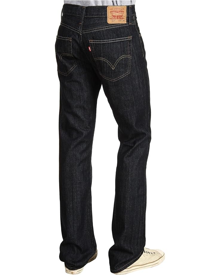 картинка Джинсы Levi’s 527 Slim Bootcut, темно-синий деним классический от магазина Одежда+