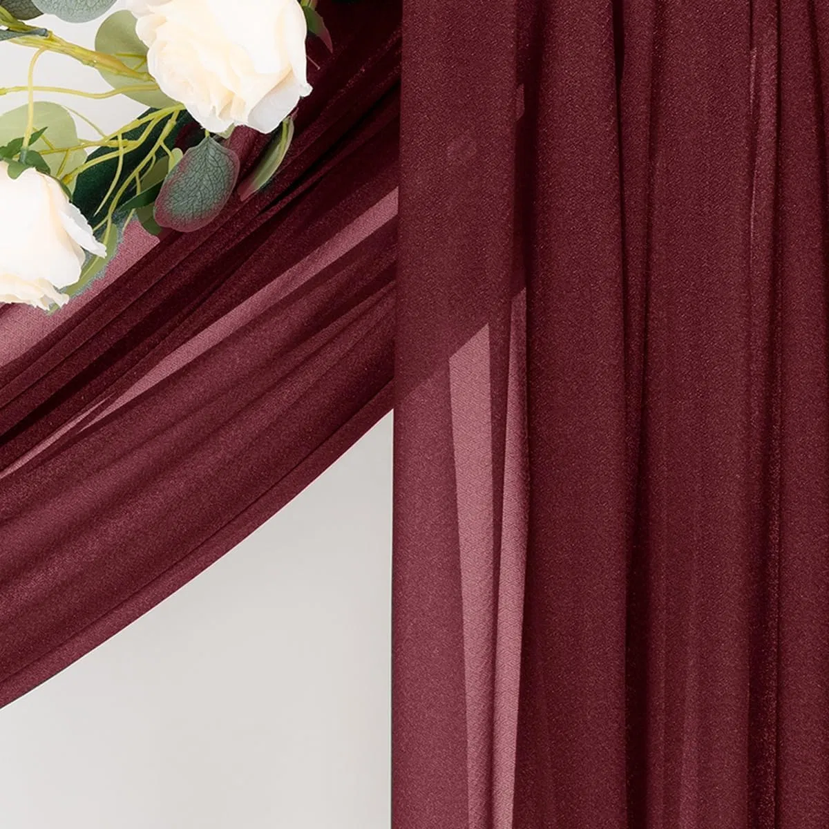 картинка Штора Loopiske, 1 панель, 74x610 см, Burgundy от магазина Одежда+