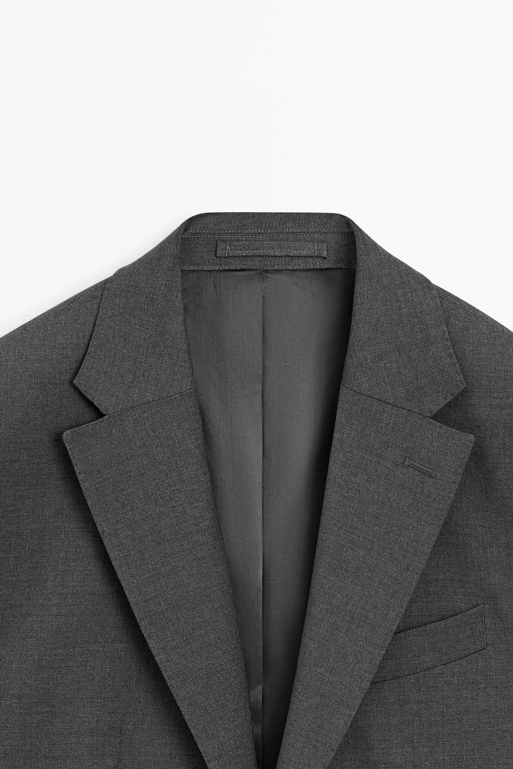 картинка Пиджак Massimo Dutti 100% Cool Wool Suit , серый от магазина Одежда+