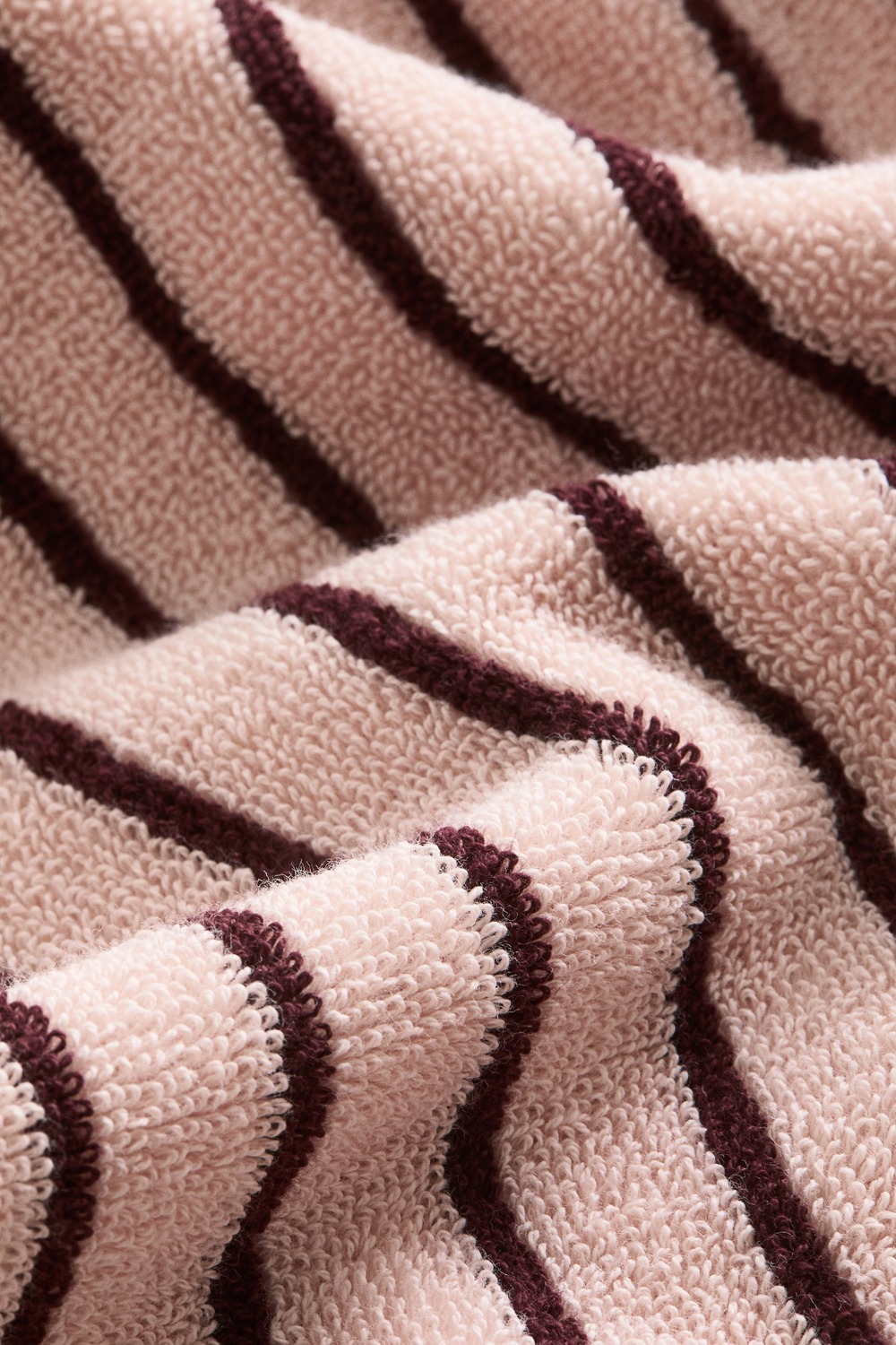 картинка Полотенце H&M Striped, 50x70 см, розовый/красный от магазина Одежда+