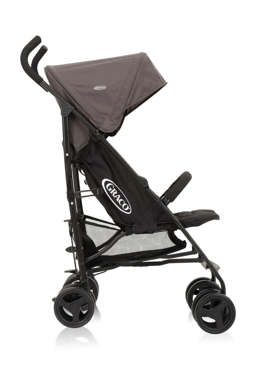 картинка Прогулочная коляска buggy travelite Graco, серо-черный от магазина Одежда+
