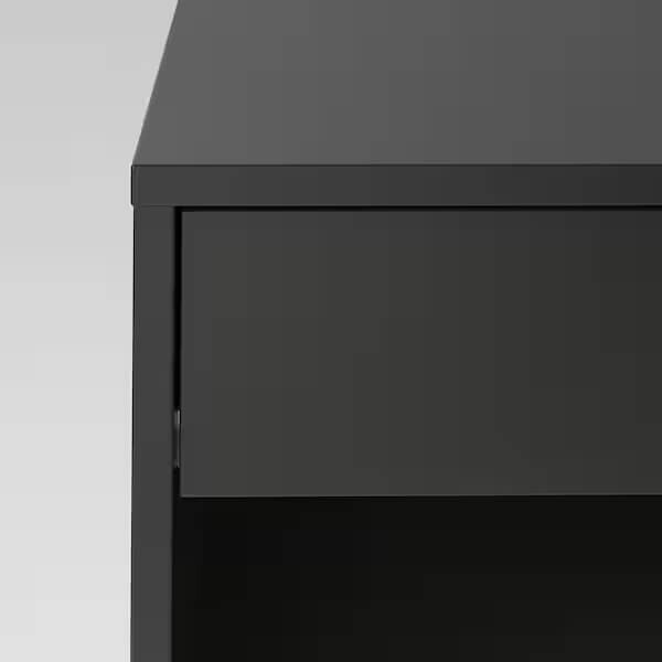 картинка Столик прикроватный Ikea Vikhammer, 40х39 см, черный от магазина Одежда+