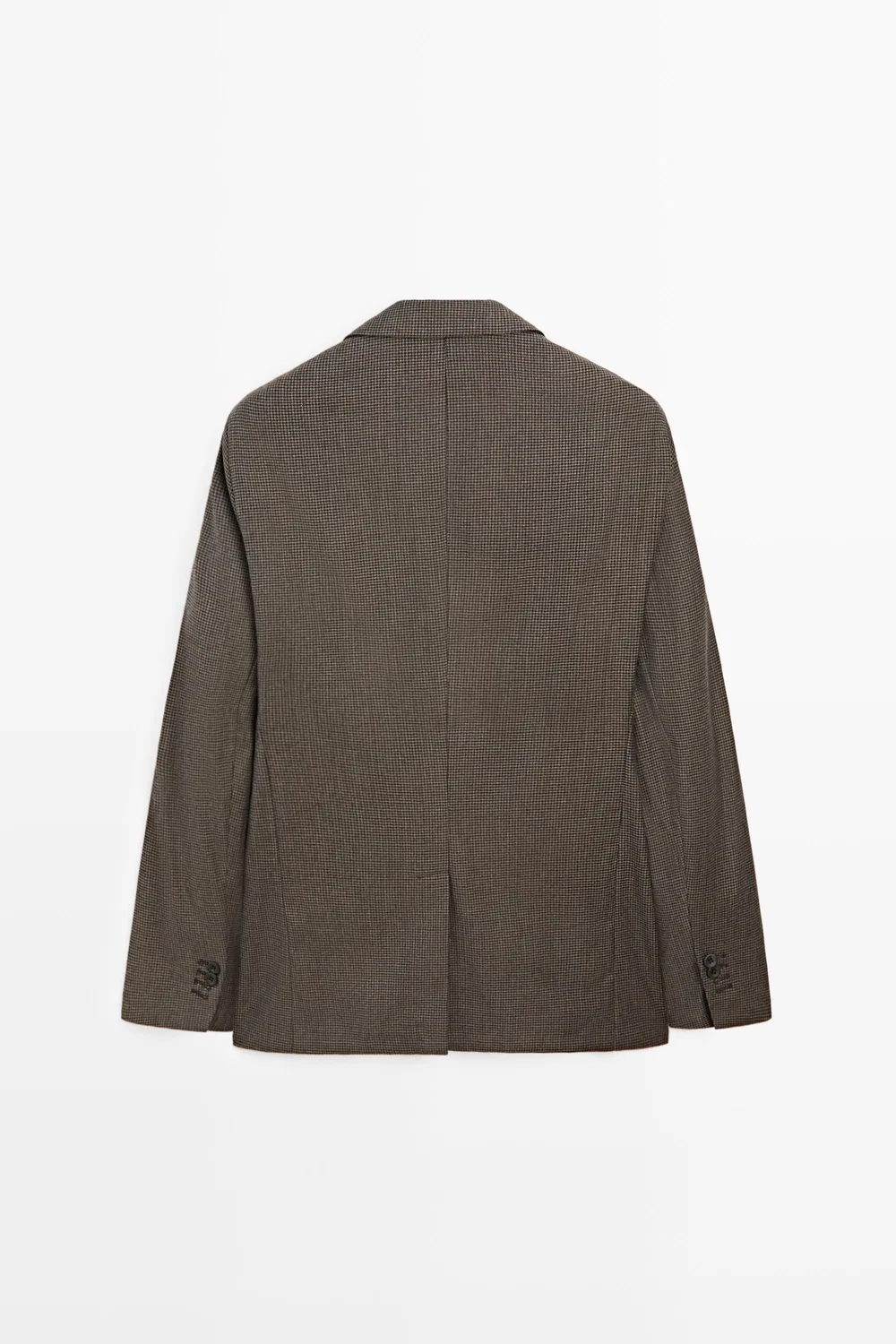 картинка Блейзер Massimo Dutti, с декоративными карманами, коричневый от магазина Одежда+