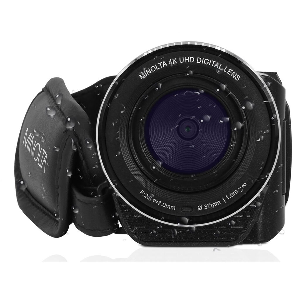 картинка Водонепроницаемая камера Minolta MN4K300WP UHD 4K (черная) от магазина Одежда+