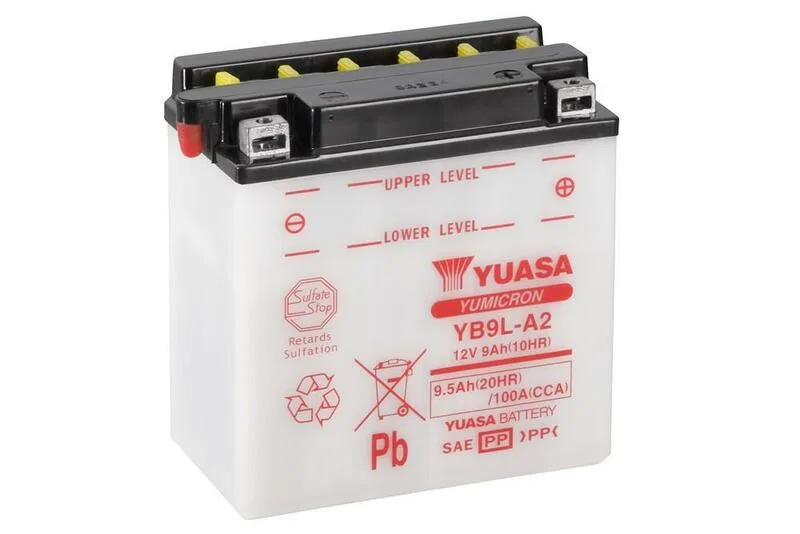 картинка Аккумулятор YUASA YB9L-A2 12V 9.5Ah от магазина Одежда+